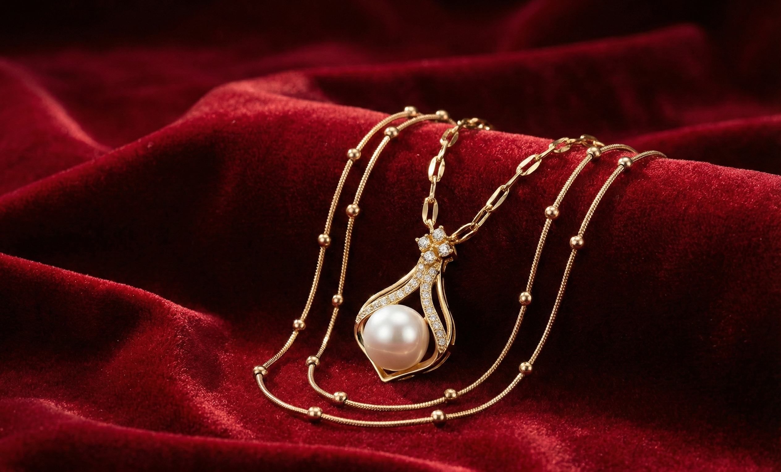 The Modern Pearl Cage Stack